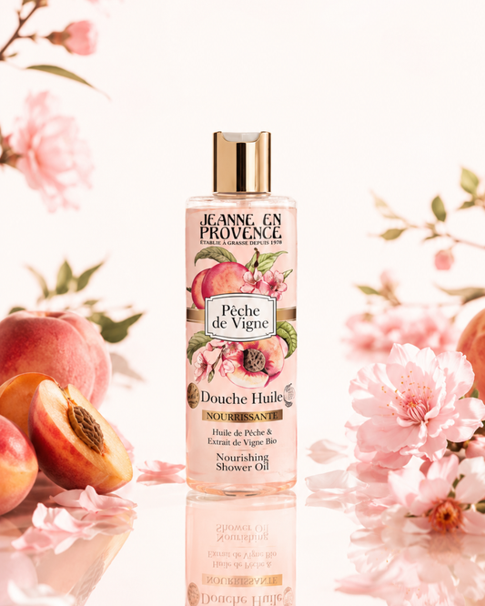 Huile de Douche Pêche de Vigne - Jeanne Arthes Parfums - 1