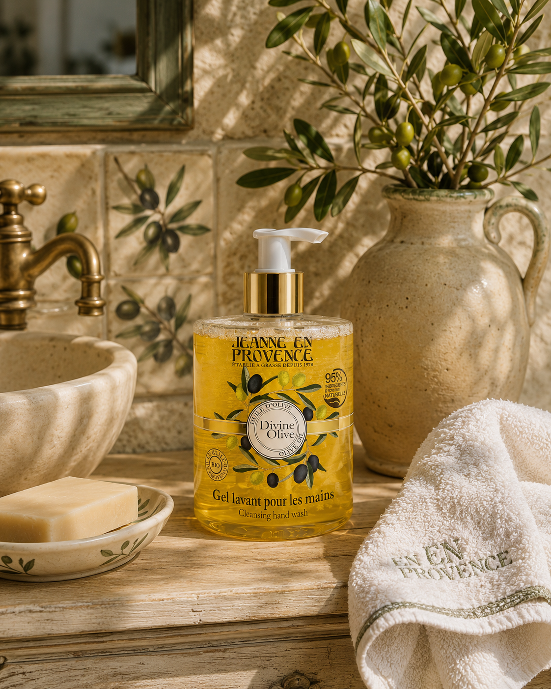 Gel Lavant Mains Divine Olive - Jeanne Arthes Parfums - 2