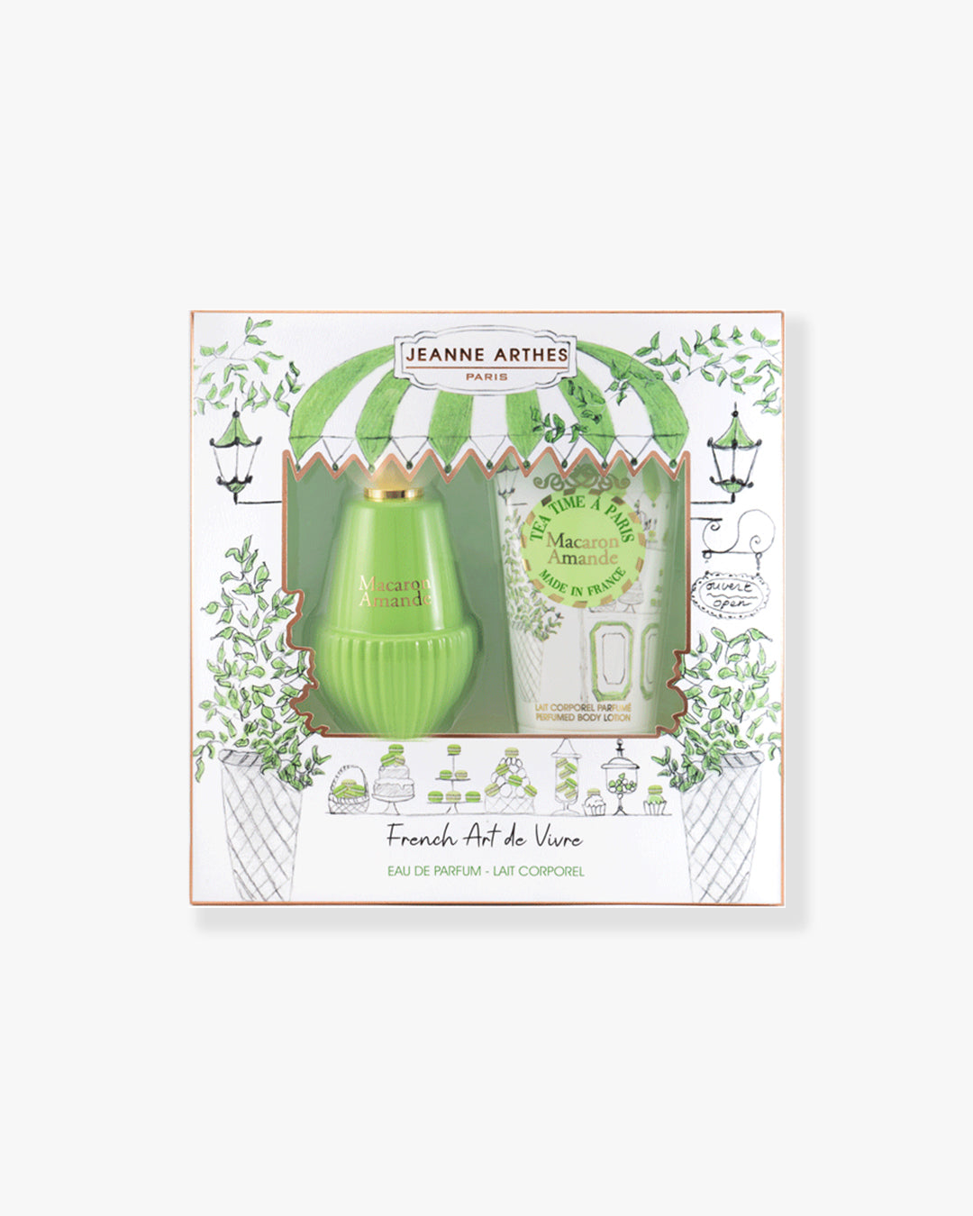 Coffret Tea Time à Paris  Macaron Amande - Jeanne Arthes Parfums - 1