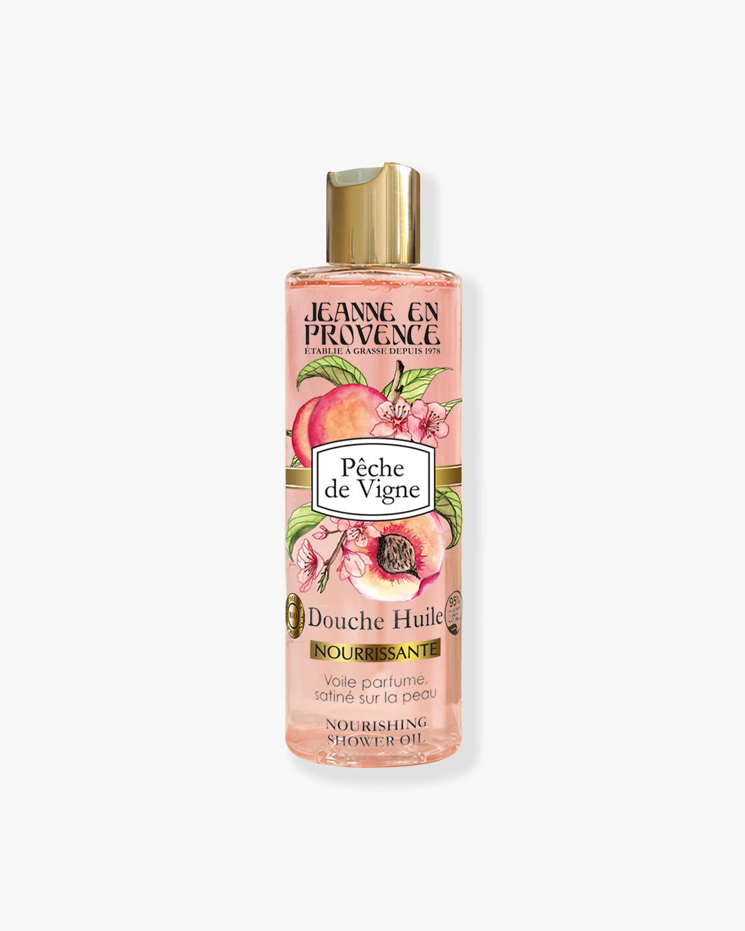 Huile de Douche Pêche de Vigne - Jeanne Arthes Parfums - 1