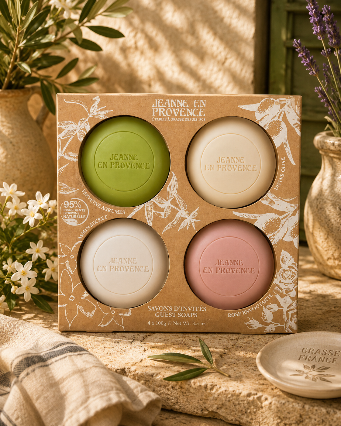 Coffret Savons d'Invités - Jeanne Arthes Parfums - 2