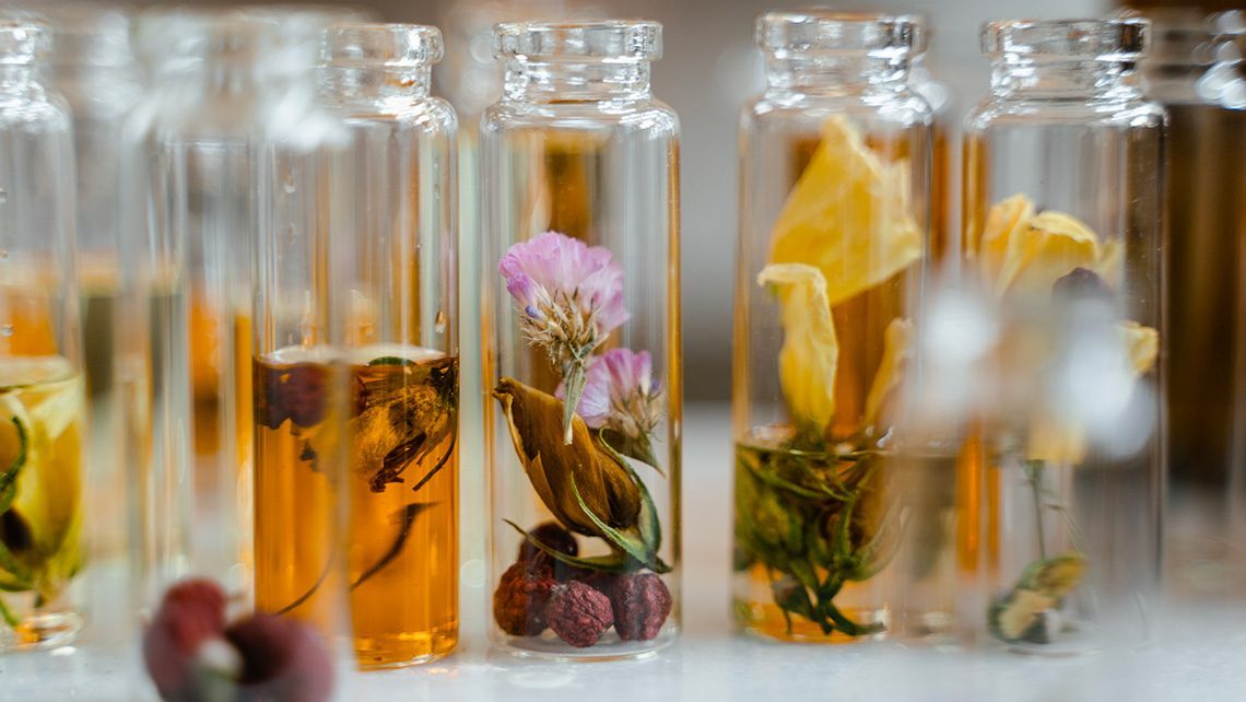 Tube a essais de parfums