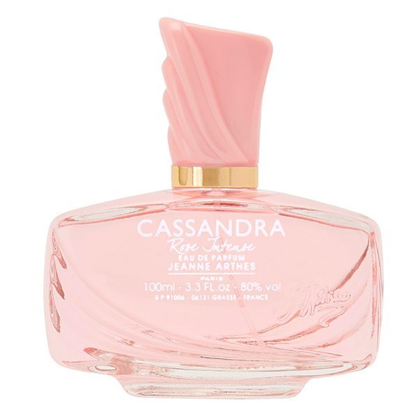 Flacon eau de parfum femme Cassandra rose intense Jeanne Arthes