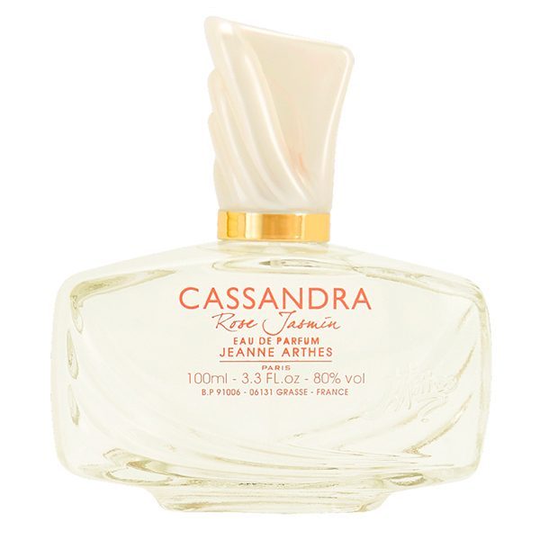 Flacon eau de parfum femme Cassandra rose jasmin Jeanne Arthes