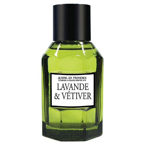 Flacon de parfum lavande vetiver